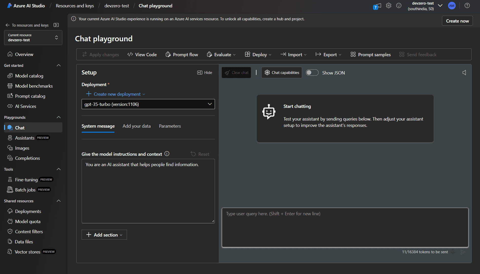 Azure AI Studio