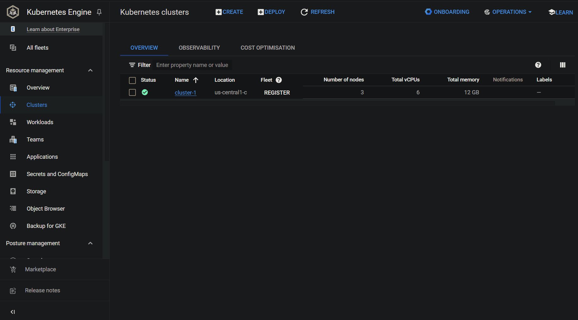 GCP GKE Setup Overview