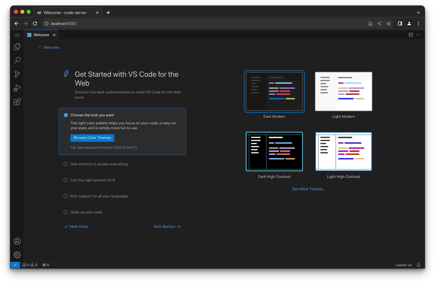 Browser IDE